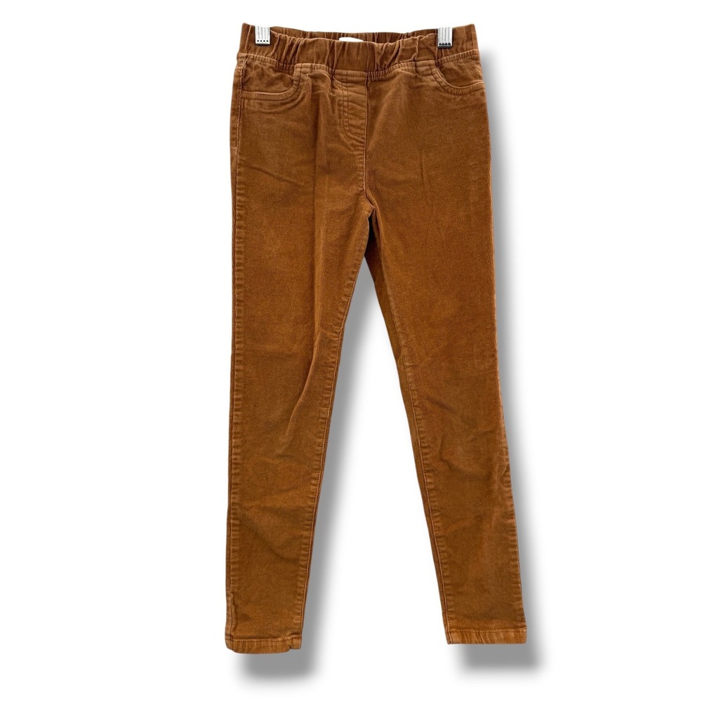 Boden Corduroy Leggings Girls‎ 9Y 134cm Brown Ginger Skinny Pull On Pants